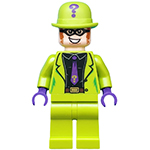 LEGO Minifigure The Riddler - Black Shirt and Dark Purple Tie SH0593