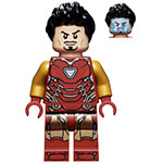 LEGO Minifigura Iron Man Mark 85 Armor - Black Hair SH731