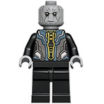 LEGO Minifigura Ebony Maw - Light Bluish Gray Head SH827