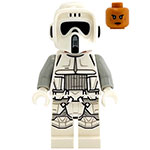 LEGO Minifigure SW Scout Trooper, Hoth (Dual Molded Helmet, Printed Legs, Female) SW1182