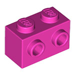 LEGO Brick, Modified 1 x 2 with Studs on 1 Sides 11211