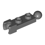 LEGO Plate, Modified 1 x 2 with Towball and Small Towball Socket on Ends 14419