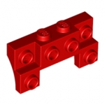 LEGO Brick, Modified 2 x 4 - 1 x 4 with 2 Recessed Studs and Thin Side Arches 14520