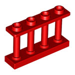 LEGO Fence Spindled 1 x 4 x 2 with 4 Studs 15332