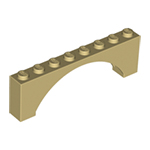 LEGO Brick, Arch 1 x 8 x 2 Raised Arch 16577