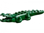 LEGO Alligator / Crocodile with 20 Teeth with Yellow Eyes Pattern - Complete Assembly with Blue Technic, Pin 1/2 18904C01PB01