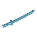 LEGO Minifig, Weapon Sword, Shamshir (Square Guard) with Capped Pommel and Holes in Crossguard and Blade 21459