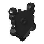 LEGO Minifigure, Shield Pentagonal with Rock Edges 22409