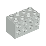 LEGO Brick, Modified 2 x 4 x 2 with Studs on Sides 2434