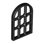 LEGO Window 1 x 2 x 2 2/3 Pane Twisted Bar with Rounded Top 30045