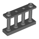 LEGO Fence Spindled 1 x 4 x 2 with 2 Studs 30055