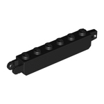 LEGO Hinge, Brick 1 x 6 Locking with 1 Finger Vertical End and 2 Fingers Vertical End 30388