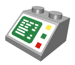 LEGO Slope 45 2 x 2 with Computer Screen Pattern 3039P23