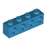 LEGO Brick, Modified 1 x 4 with 4 Studs on One Side 30414