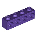 LEGO Brick, Modified 1 x 4 with 4 Studs on One Side 30414