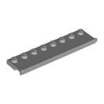 LEGO Plate, Modified 2 x 8 with Door Rail 30586