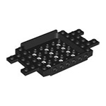LEGO Vehicle, Base 6 x 12 x 1 with 5 x 6 Recessed Center, 12 Holes and 1 x 2 Cutouts on Ends 3385