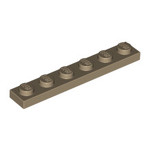 LEGO Plate 1 x 6 3666