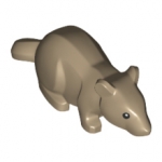 LEGO Rodent (Rat / Mouse) with Black Eyes and White Pupils Pattern 36756PB01