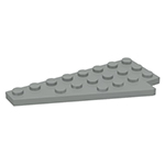 LEGO Wedge, Plate 8 x 4 Wing Left without Underside Stud Notch 3933A