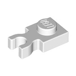 LEGO Plate, Modified 1 x 1 with Clip Vertical - Type 3 (thick U clip) 4085C