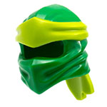 LEGO Minifigure, Headgear Ninjago Wrap Type 4 with Molded Lime Headband Pattern 40925PB19