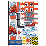 LEGO Sticker Sheet for Set 42128 - (77597/6338466) 42128STK01