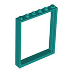 LEGO Window 1 x 6 x 6 Flat Front 42205