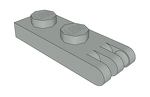 LEGO Hinge, Plate 1 x 2 with 3 Fingers and Solid Studs 4275A