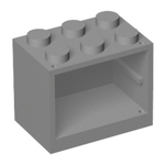 LEGO Container, Cupboard 2 x 3 x 2 - Solid Studs 4532A