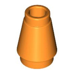 LEGO Cone 1 x 1 with Top Groove 4589B