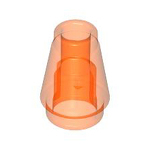 LEGO Cone 1 x 1 with Top Groove 4589B