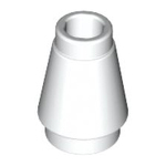 LEGO Cone 1 x 1 with Top Groove 4589B