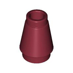 LEGO Cone 1 x 1 with Top Groove 4589B