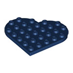 LEGO Plate, Round 6 x 6 Heart 46342