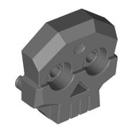 LEGO Rock Skull 1 x 4 x 3 Relief with Two Pins 47990