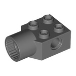 LEGO Brick, Modified 2 x 2 with Pin Hole, Rotation Joint Socket 48169