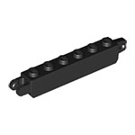 LEGO Hinge Brick 1 x 6 Locking with 1 Finger Vertical End and 2 Fingers Vertical End, 7 Teeth 53914