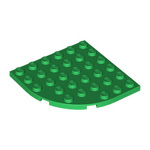 LEGO Plate, Round Corner 6 x 6 6003