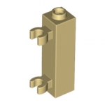 LEGO Brick, Modified 1 x 1 x 3 with 2 Clips Vertical - Hollow Stud 60583B