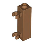 LEGO Brick, Modified 1 x 1 x 3 with 2 Clips Vertical - Hollow Stud 60583B