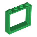 LEGO Window 1 x 4 x 3 no Shutter Tabs 60594