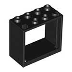 LEGO Window 2 x 4 x 3 Frame Open Studs 60598