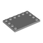 LEGO Tile, Modified 4 x 6 with Studs on Edges 6180