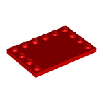 LEGO Tile, Modified 4 x 6 with Studs on Edges 6180