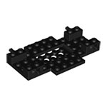 LEGO Vehicle, Base 6 x 10 x 1 with 2 x 4 Recessed Center and 2 Holes 65202