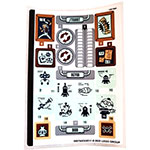 LEGO Sticker Sheet for Set 75551 - (68874/6308511) 75551STK01