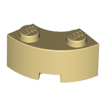 LEGO Brick, Round Corner 2 x 2 Macaroni with Stud Notch and Reinforced Underside (New Style) 85080