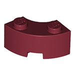 LEGO Brick, Round Corner 2 x 2 Macaroni with Stud Notch and Reinforced Underside (New Style) 85080