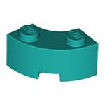 LEGO Brick, Round Corner 2 x 2 Macaroni with Stud Notch and Reinforced Underside (New Style) 85080